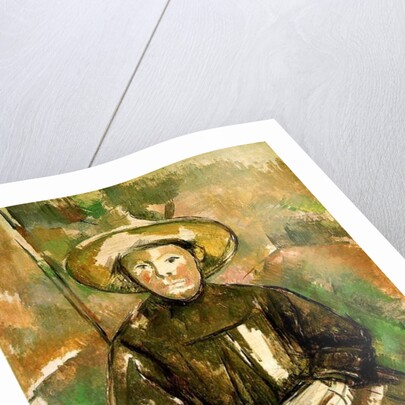 Girl with a Straw Hat, 1896 by Paul Cezanne