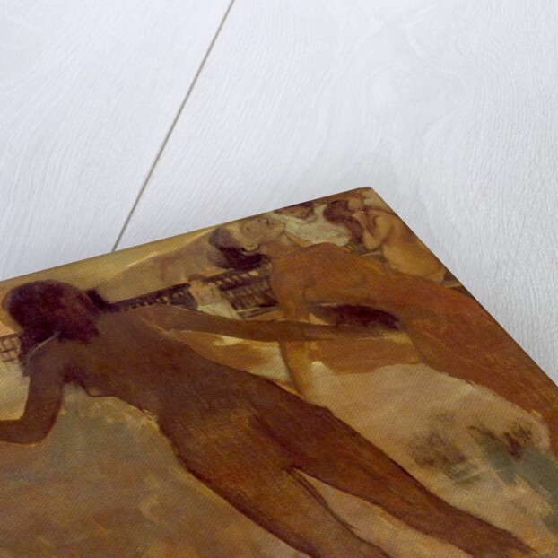 Peasant Girls Bathing at Dusk, 1875-76 by Edgar Degas