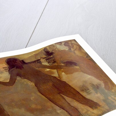 Peasant Girls Bathing at Dusk, 1875-76 by Edgar Degas