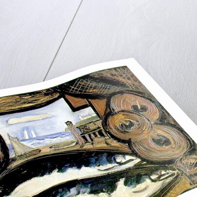 The Fish House, New England, 1934 by Marsden Hartley