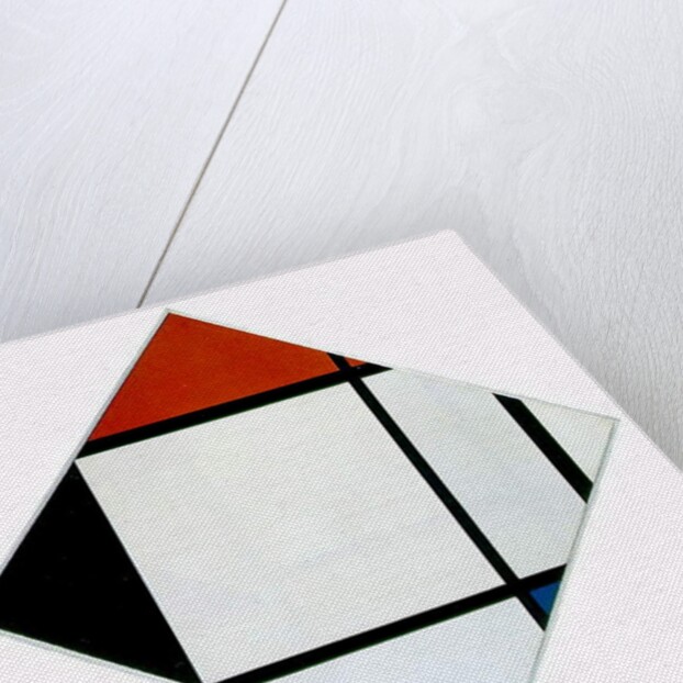 Lozenge Composition in Red, Black, Blue and Yellow, 1925 by Piet Mondrian