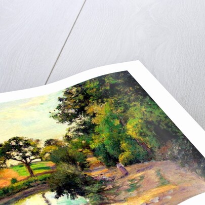 A Pond at Montfoucault, 1874 by Camille Pissarro