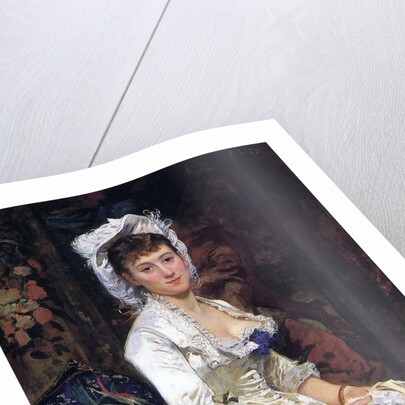 Woman in White, 1879 by Eva Gonzales