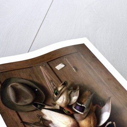 Ducks: Theodore Roosevelt's Cabin Door, 1905 by Richard la Barre Goodwin