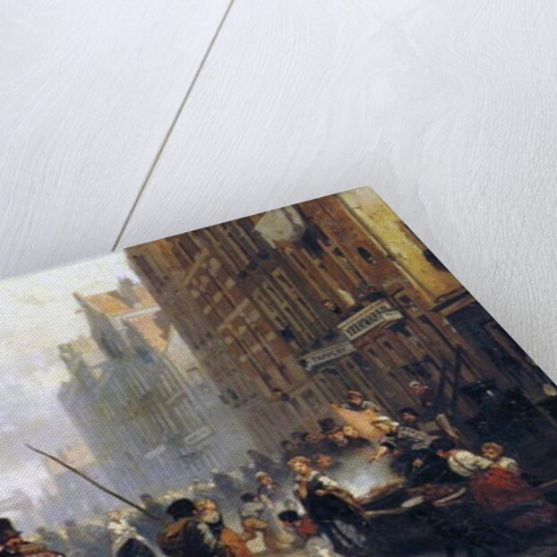 Amsterdam, the Jewish Quarter by Frans Arnold Breuhaus de Groot