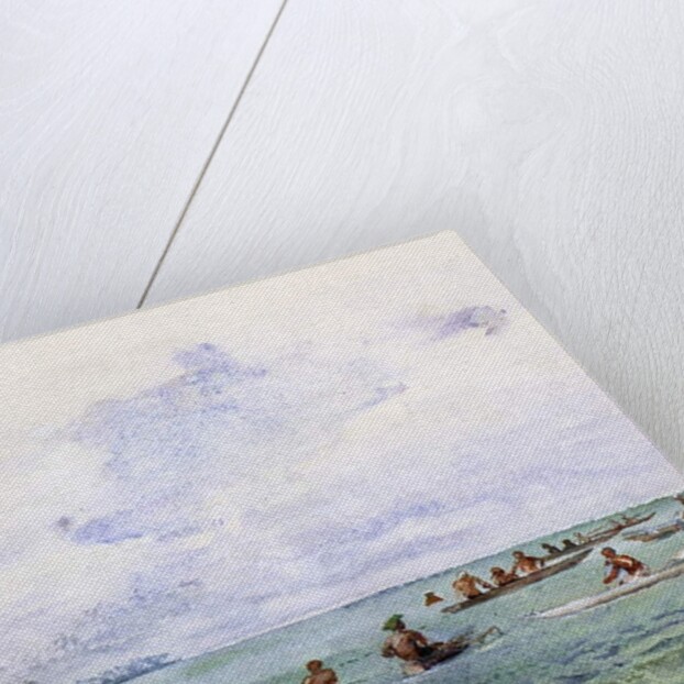 A Fishing Party, Samoa, 1890 by John La Farge or Lafarge