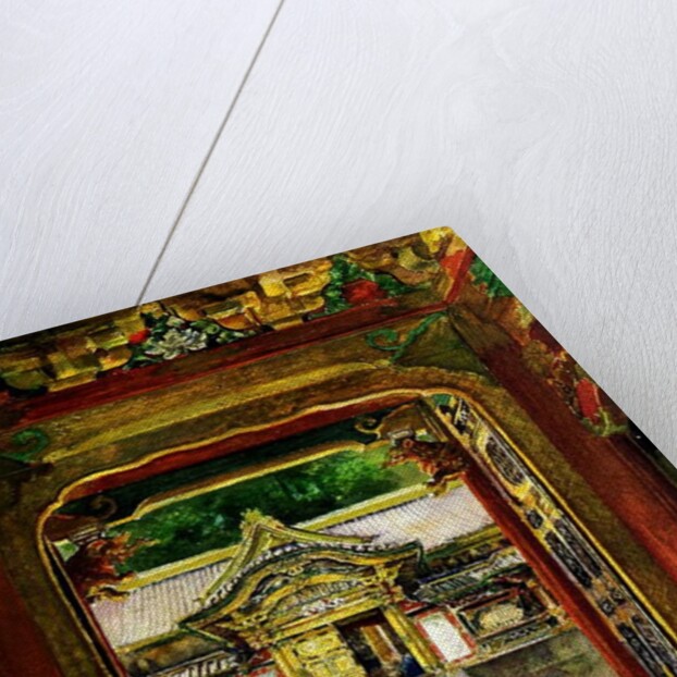 The 3rd Gate, Iyemitsu Temple, Nikko, Japan, c.1886 by John La Farge or Lafarge