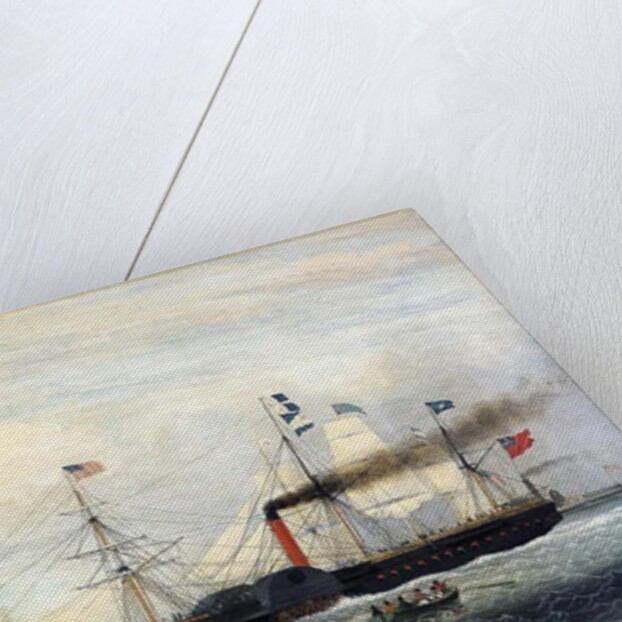 The Britannia Entering Boston Harbour, 1848 by Fitz Henry Lane