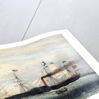 The Britannia Entering Boston Harbour, 1848 by Fitz Henry Lane