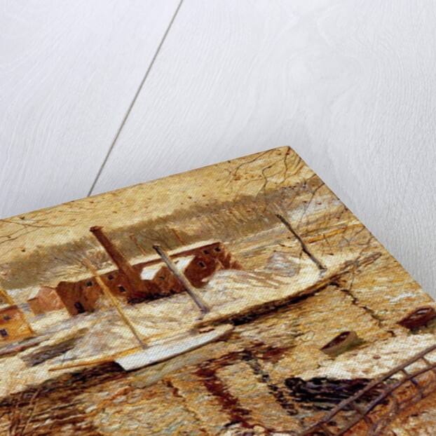 River Scene in Winter, c.1899 by Ernest Lawson