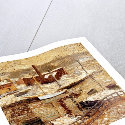 River Scene in Winter, c.1899 by Ernest Lawson