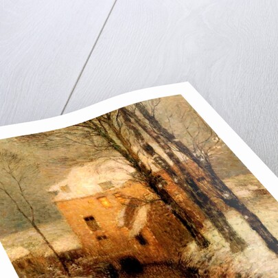 The Canal in Winter, 1901 by Henri Eugene Augustin Le Sidaner