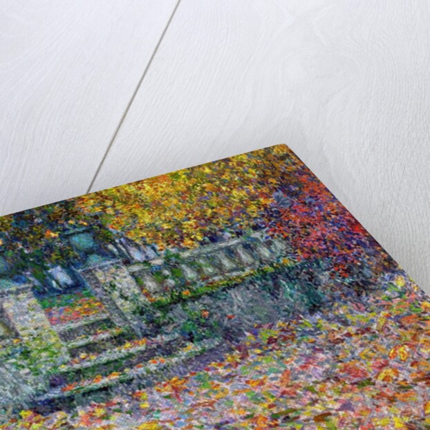 The Terrace in the Autumn, Gerberoy, 1922 by Henri Eugene Augustin Le Sidaner