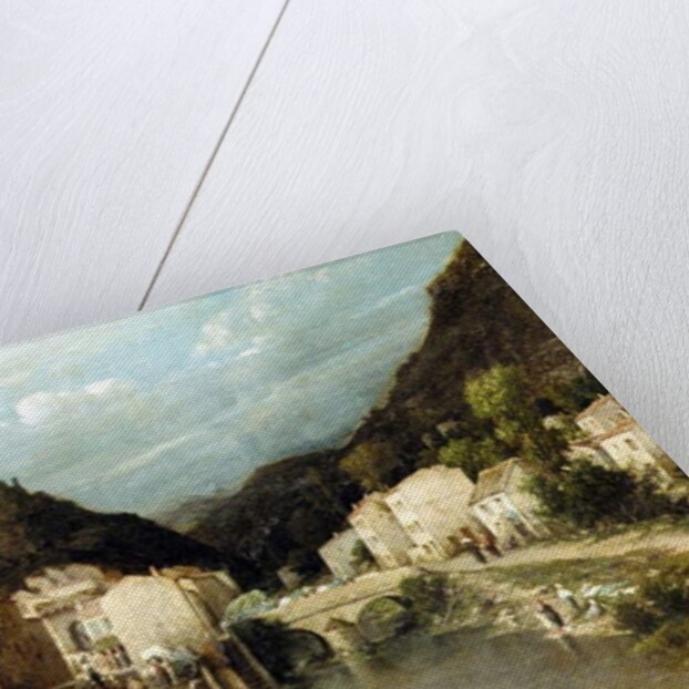 A Mountain Village, Italy by Silvestro Lega