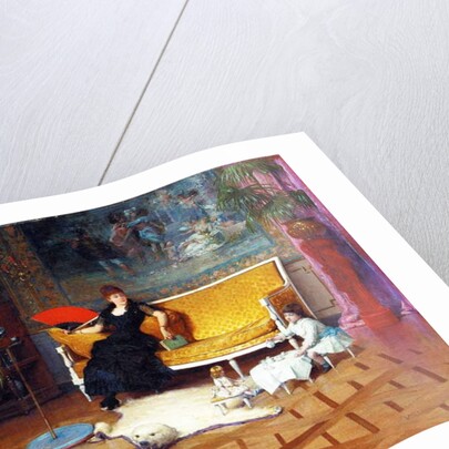 The Doll's Tea Time, 1885 by William Henry Lippincott