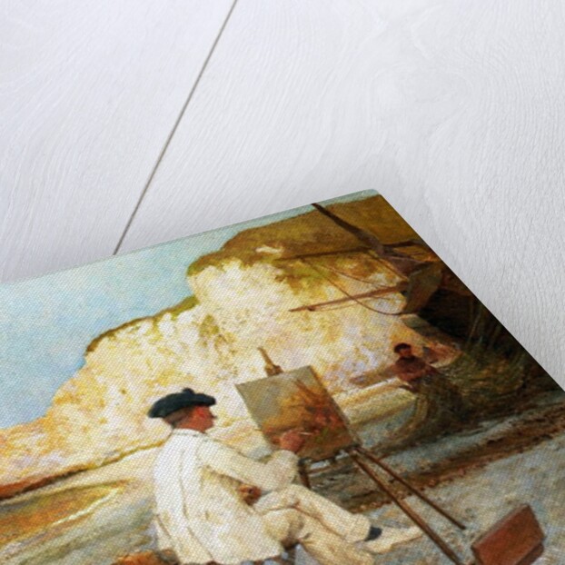 A Painter by the Sea Side, c.1885 by William Henry Lippincott