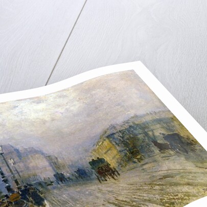 The Pont Neuf, Paris by Giuseppe or Joseph de Nittis