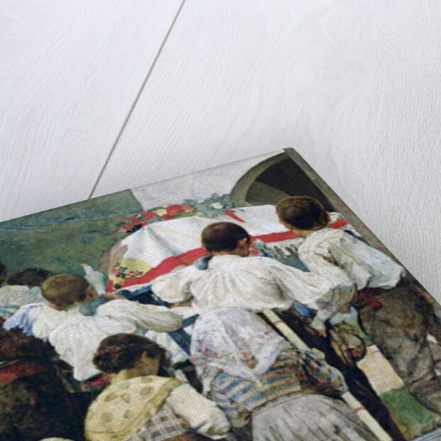 The Burial of a Child, Italy by Luigi Nono