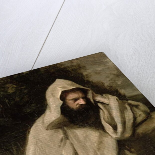Portrait of a Monk, c.1840-45 by Jean Baptiste Camille Corot