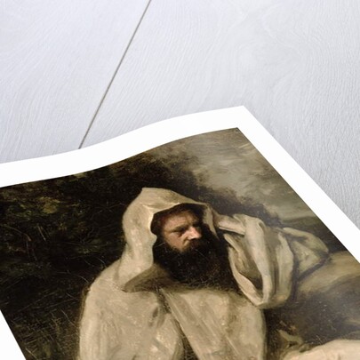 Portrait of a Monk, c.1840-45 by Jean Baptiste Camille Corot