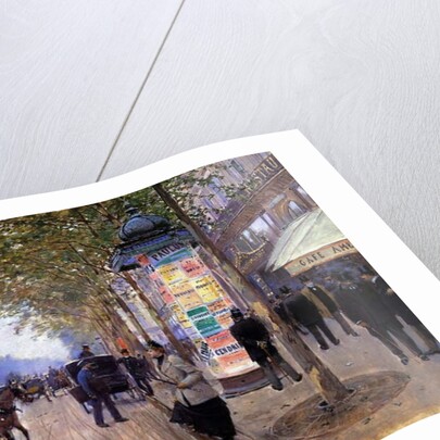 Hailing a Cab by Jean Beraud