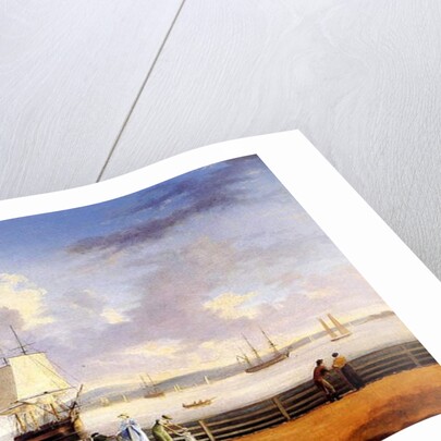 New York Harbour, c.1810 by Thomas Birch