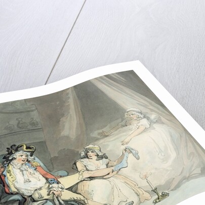 Four O'Clock in the Town by Thomas Rowlandson