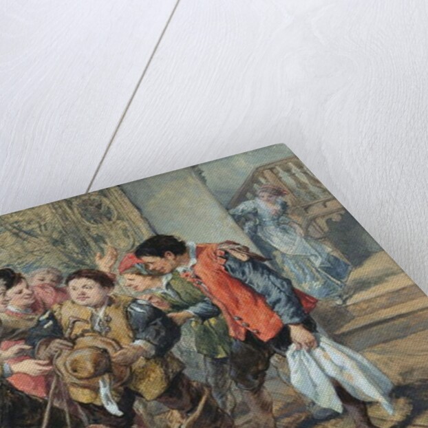 Grumio Announcing the Approach of Petrucchio, 1864 by John Gilbert