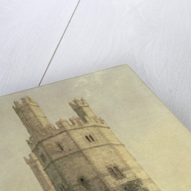 Caernarfon Castle, c.1842-52 by William (1809-58) Evans