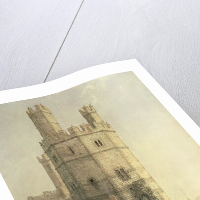 Caernarfon Castle, c.1842-52 by William (1809-58) Evans
