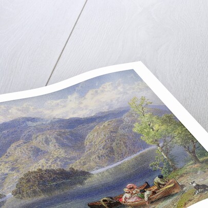 Ben Venue and Ellen's Isle, Loch Katrine by Myles Birket Foster