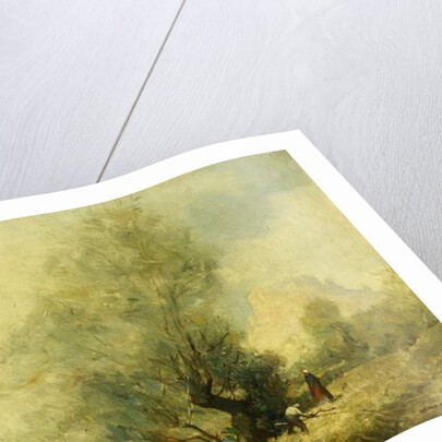 On the Seine near Chateau Gaillard at Les Andeleys between Rouen and Paris by George Murray