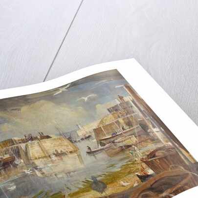 Mevagissey Quay, Cornwall by William Edward Wigley