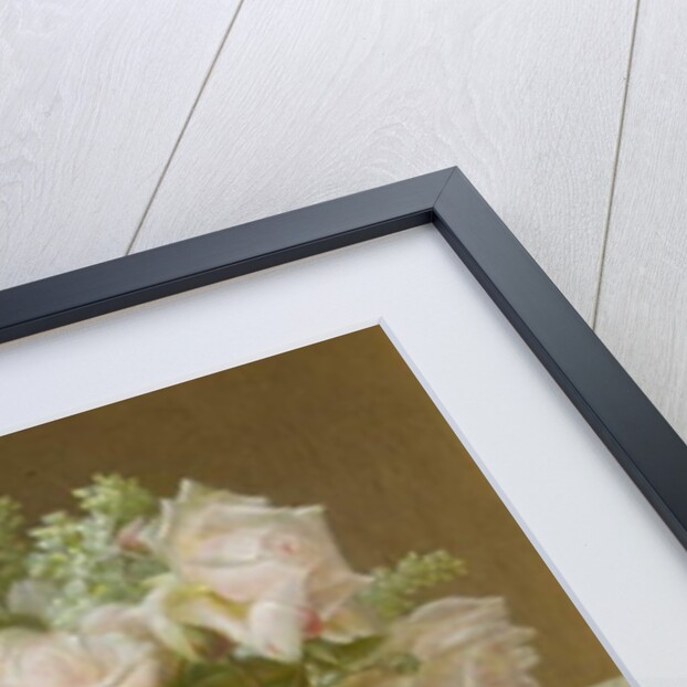 Roses and White Lilac by Raoul M. de Longpre