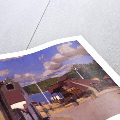 Ferryside Station by Edward Morland Lewis