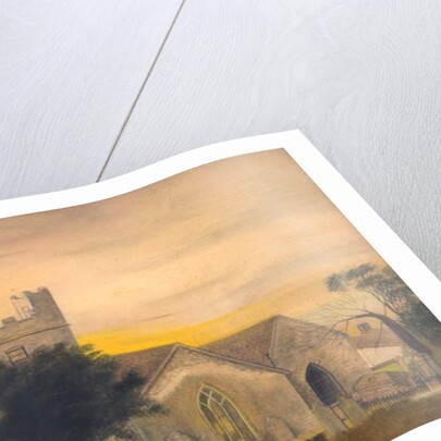 Mynyddislwyn Parish Church, 1915 by Obediah Hodges