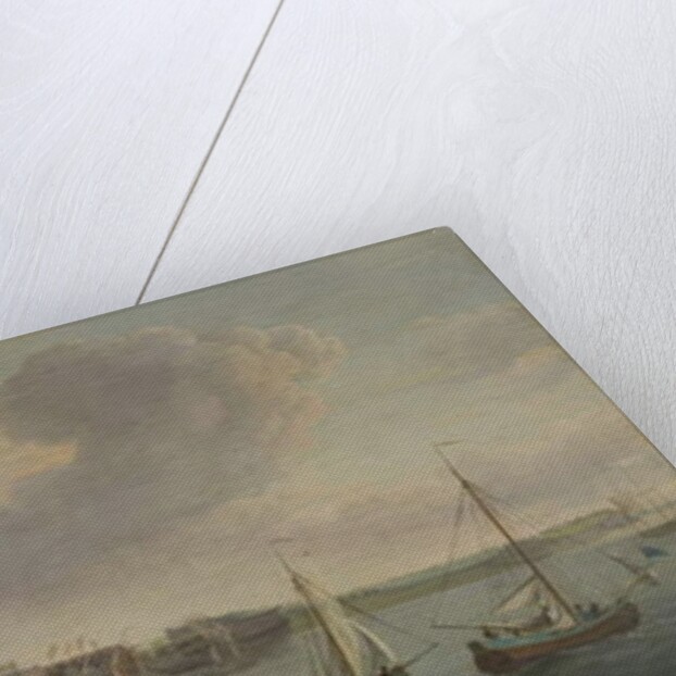 View of a Seaport, 1760 by American School