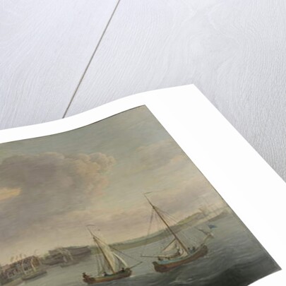 View of a Seaport, 1760 by American School