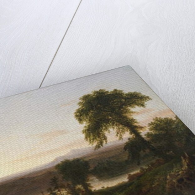 Summer Twilight, A Recollection of a Scene in New England, 1834 by Thomas Cole
