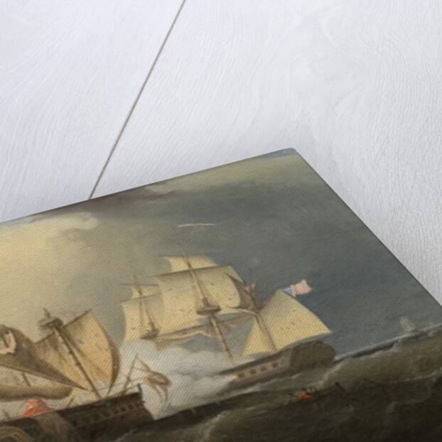 Capture of H.M.S. Macedonian by the U.S. Frigate United States, after Thomas Birch, 1813 by American School