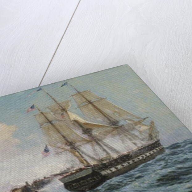 Engagement Between the U.S. Frigate 'Constitution' and H.M.S. 'Java', 1896 by Carlton Theodore Chapman