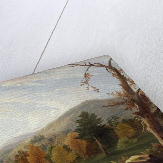 View Among the Helderbergs, Catskills in the Distance, 1850 by James McDougal Hart