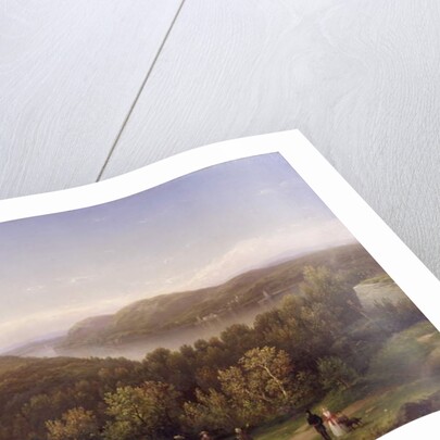 Hudson River Valley from Fort Putnam, West Point, 1855 by George Henry Boughton