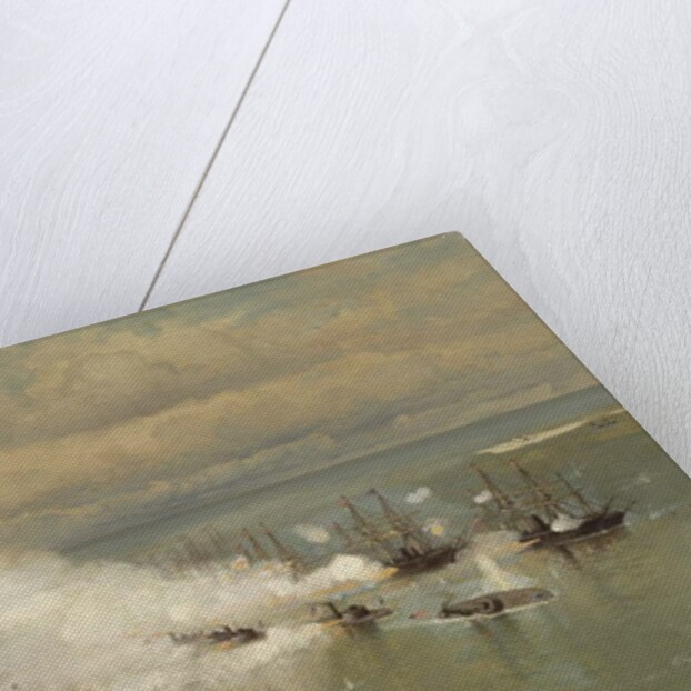 Battle of Mobile Bay, Alabama, 1886 by Julian Oliver Davidson