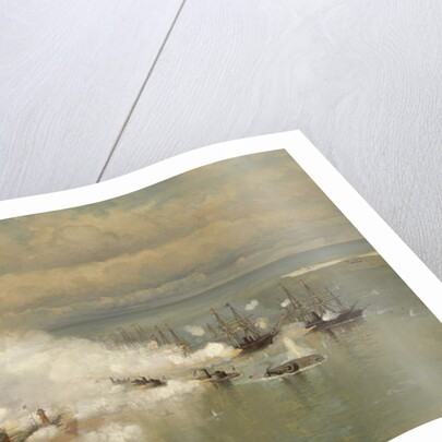 Battle of Mobile Bay, Alabama, 1886 by Julian Oliver Davidson
