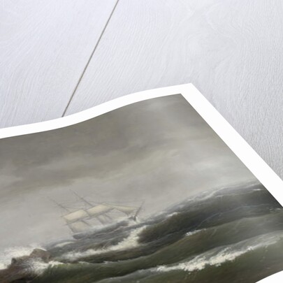 Ship in a Storm, 1841 by Thomas Birch