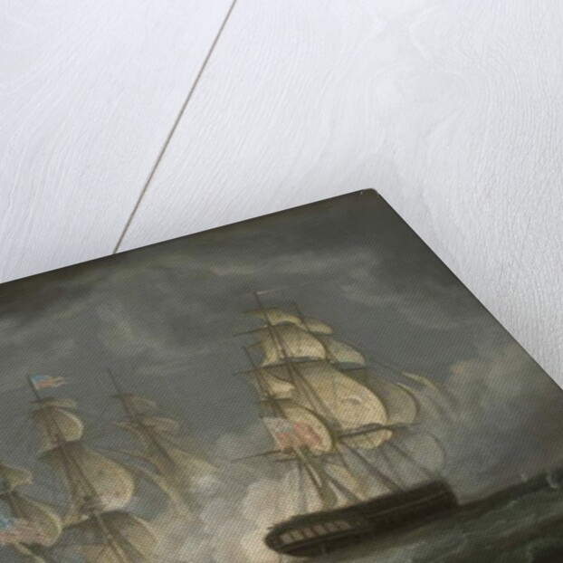 Running Action Between the U.S. Frigate President and H.M.S. Endymion, 1815 by Thomas Butterworth