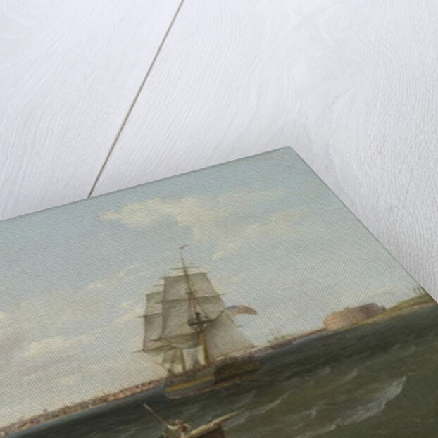 New York Harbor, 1813 by Thomas Birch