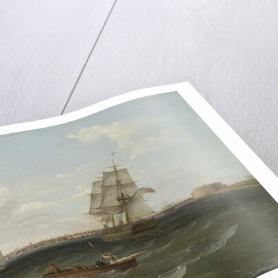 New York Harbor, 1813 by Thomas Birch