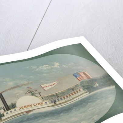 Steamboat 'Jenny Lind', 1850 by James Bard